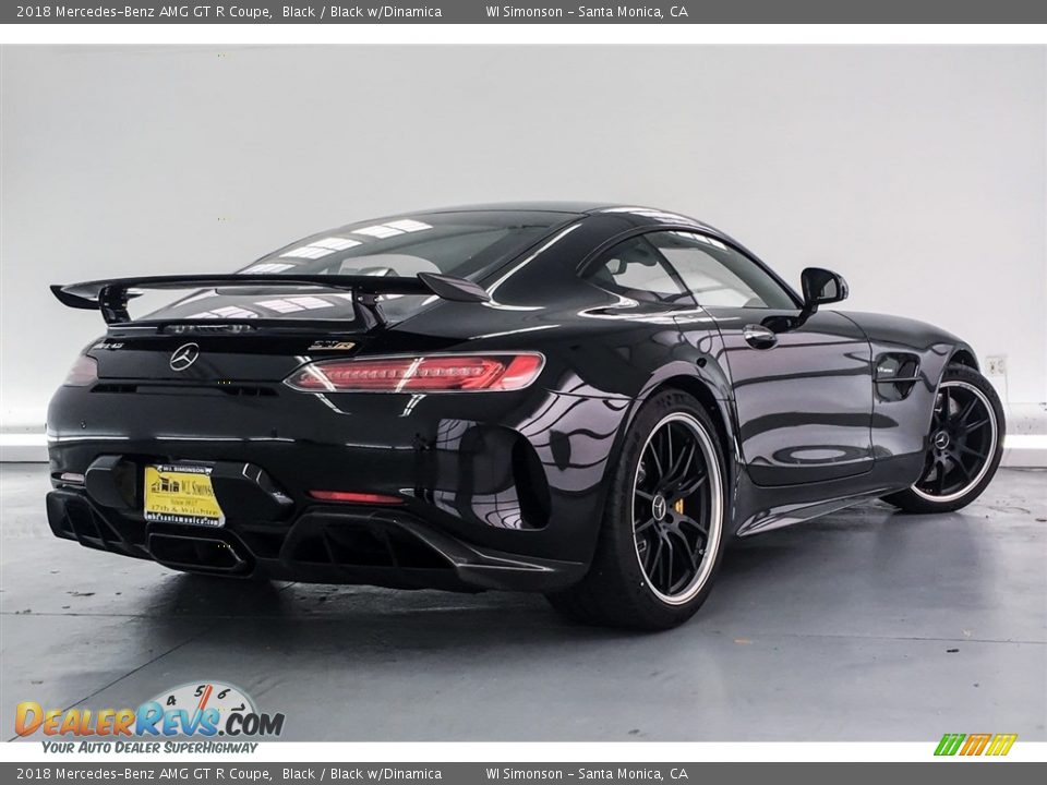 2018 Mercedes-Benz AMG GT R Coupe Black / Black w/Dinamica Photo #17