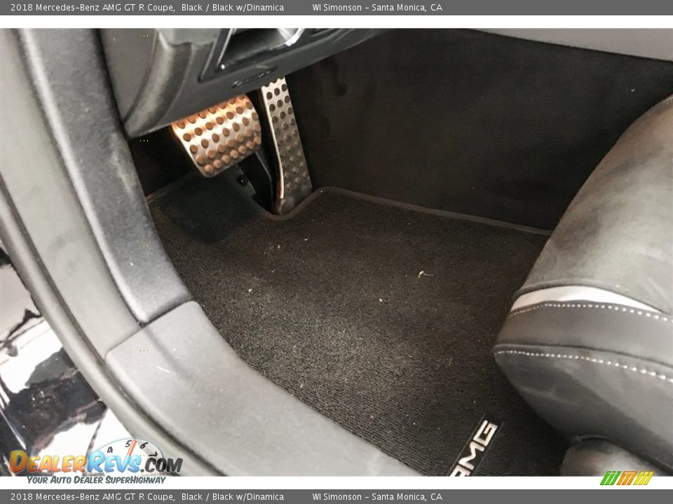 2018 Mercedes-Benz AMG GT R Coupe Black / Black w/Dinamica Photo #22