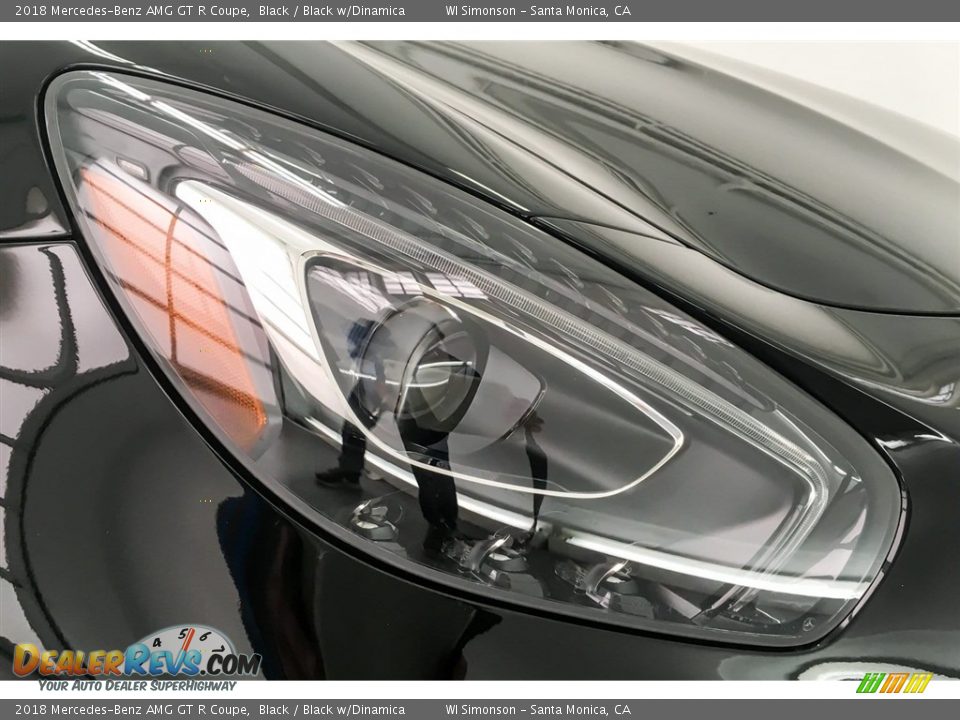 2018 Mercedes-Benz AMG GT R Coupe Black / Black w/Dinamica Photo #32