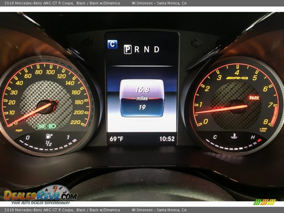 2018 Mercedes-Benz AMG GT R Coupe Gauges Photo #34