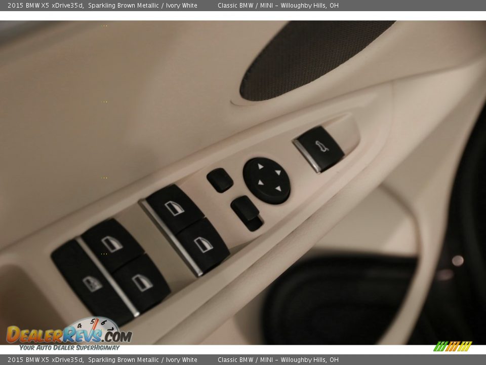 2015 BMW X5 xDrive35d Sparkling Brown Metallic / Ivory White Photo #5