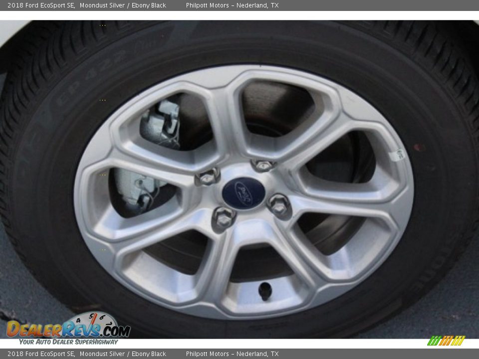 2018 Ford EcoSport SE Moondust Silver / Ebony Black Photo #5