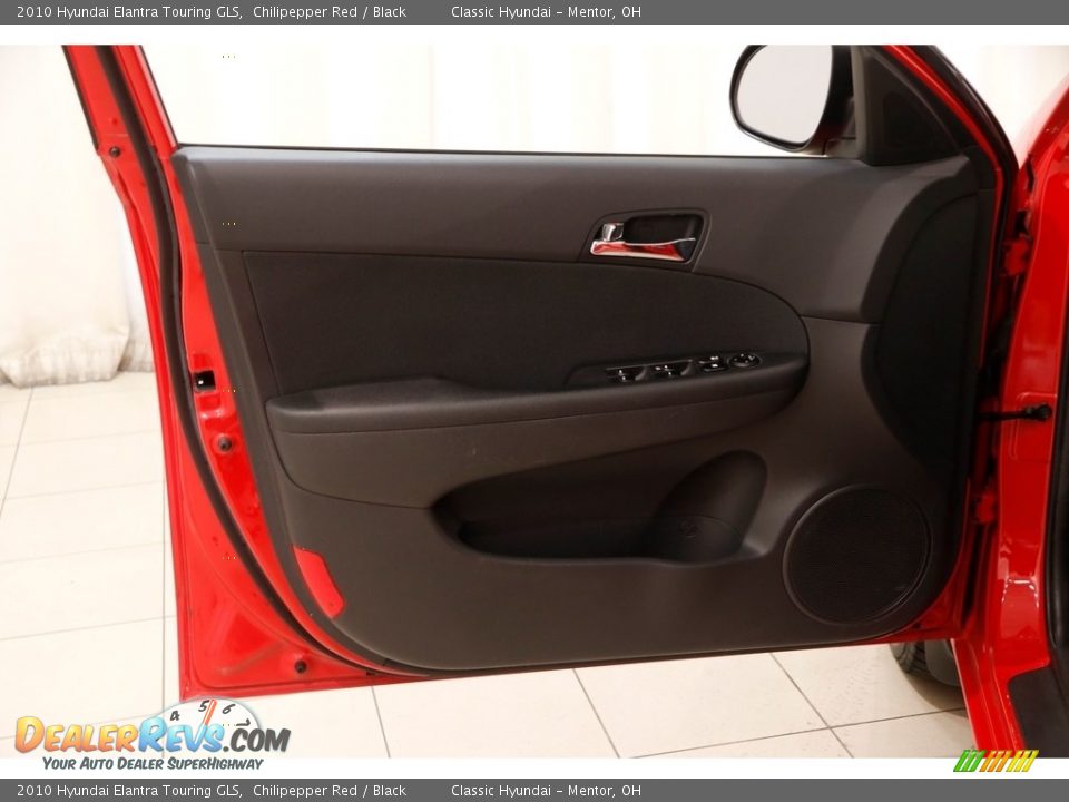 2010 Hyundai Elantra Touring GLS Chilipepper Red / Black Photo #4