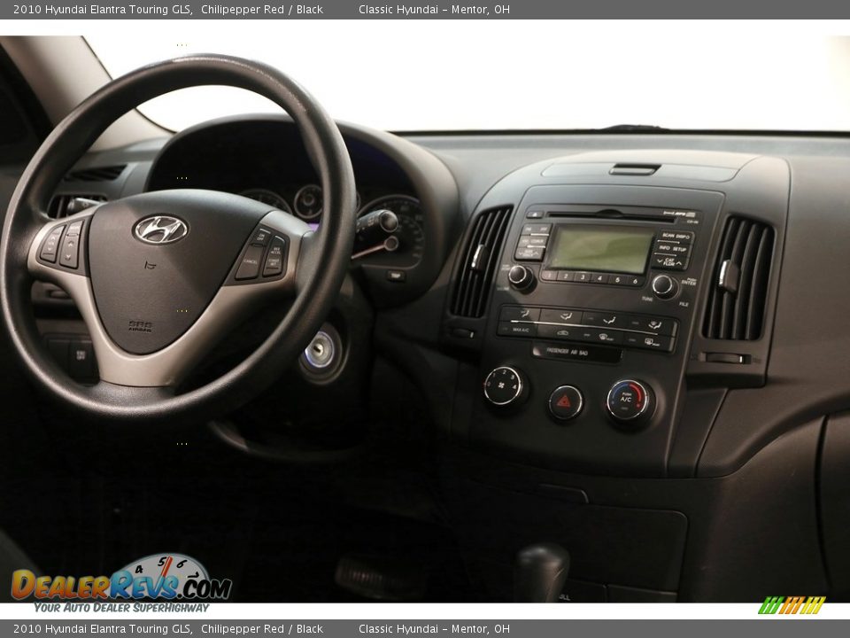 2010 Hyundai Elantra Touring GLS Chilipepper Red / Black Photo #22