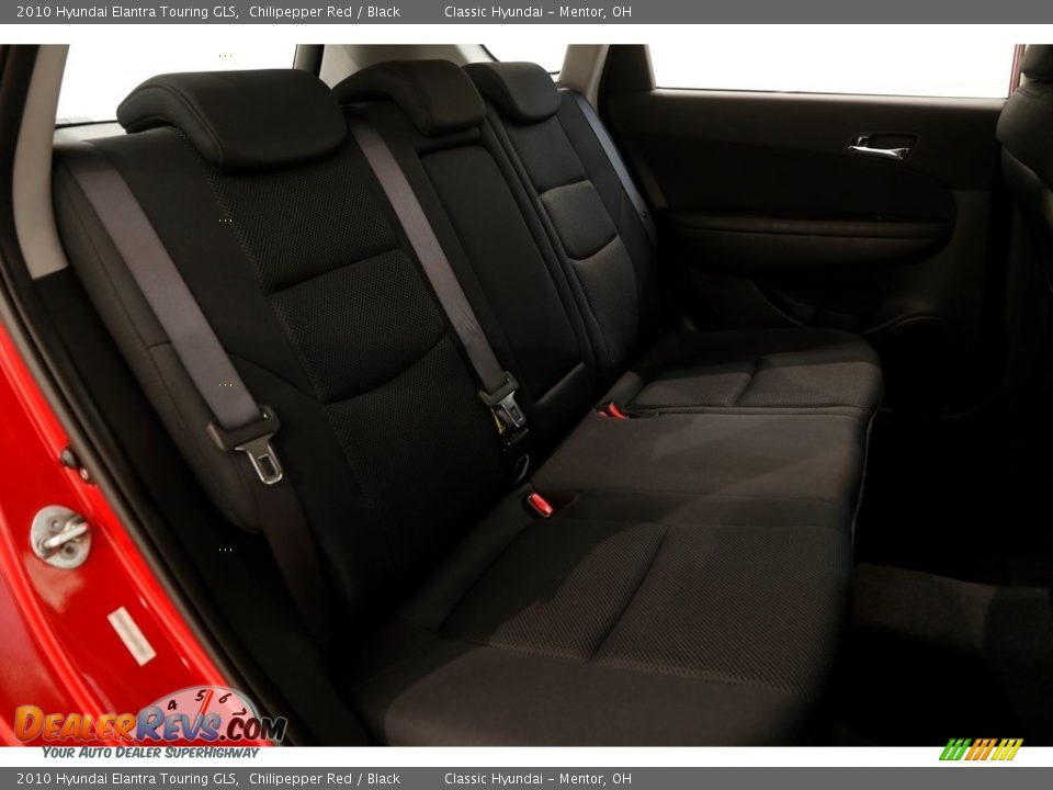 2010 Hyundai Elantra Touring GLS Chilipepper Red / Black Photo #24