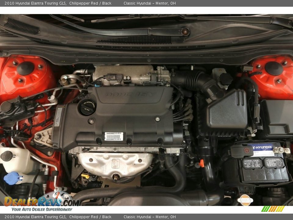 2010 Hyundai Elantra Touring GLS Chilipepper Red / Black Photo #29
