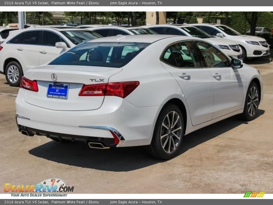 2019 Acura TLX V6 Sedan Platinum White Pearl / Ebony Photo #7