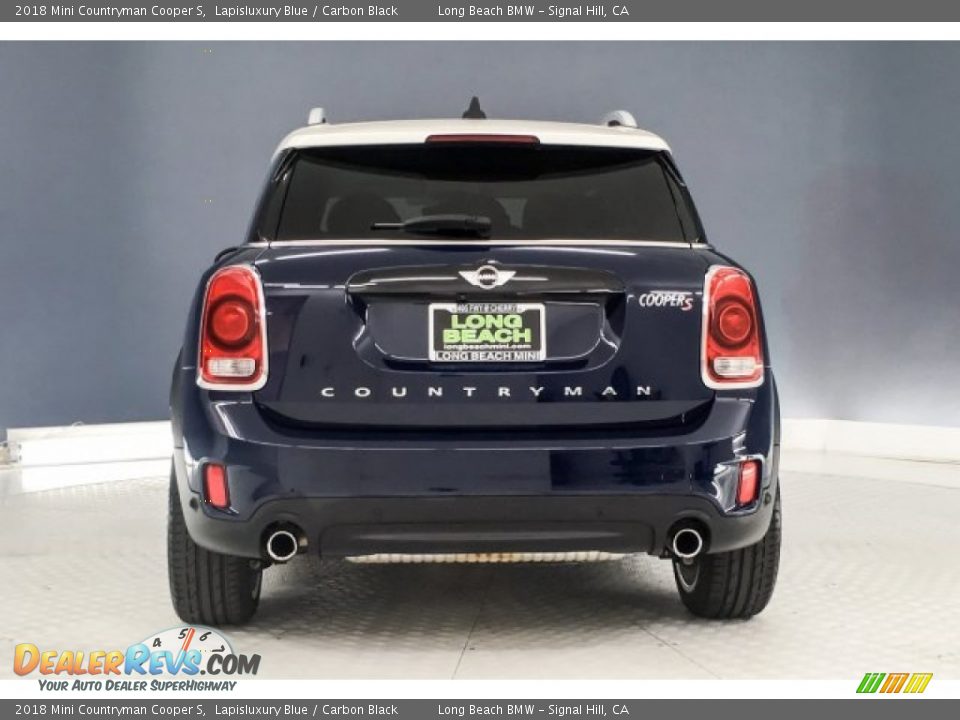 2018 Mini Countryman Cooper S Lapisluxury Blue / Carbon Black Photo #3
