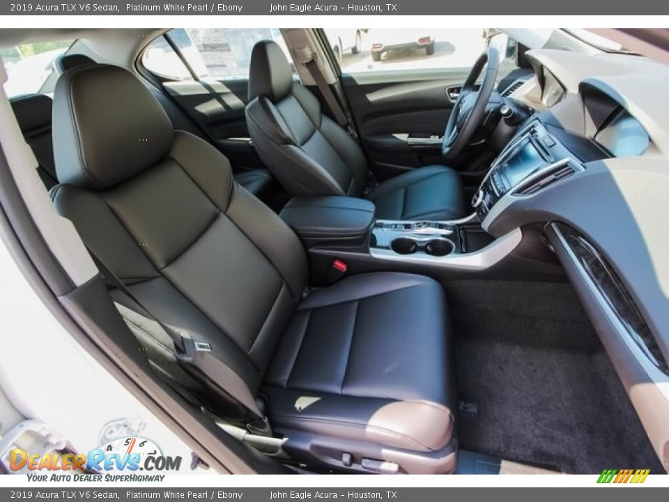 2019 Acura TLX V6 Sedan Platinum White Pearl / Ebony Photo #23