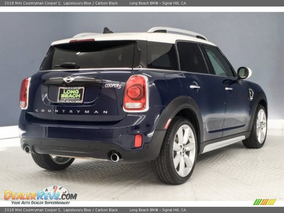 2018 Mini Countryman Cooper S Lapisluxury Blue / Carbon Black Photo #15