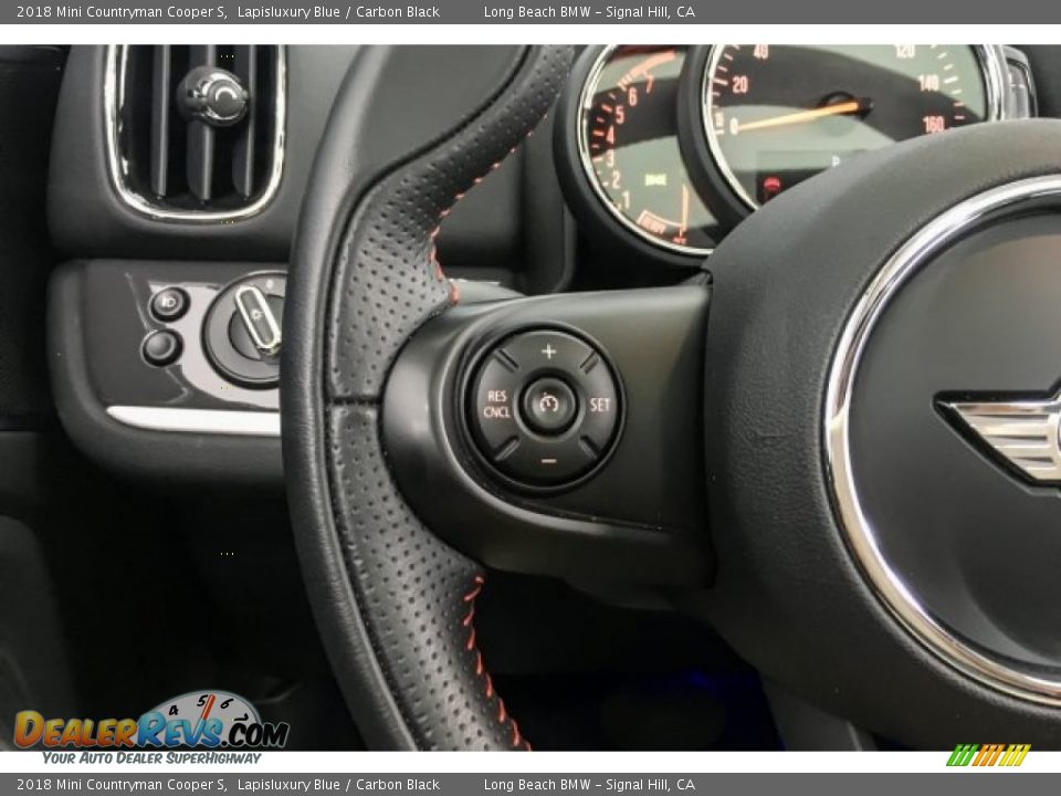 2018 Mini Countryman Cooper S Lapisluxury Blue / Carbon Black Photo #16
