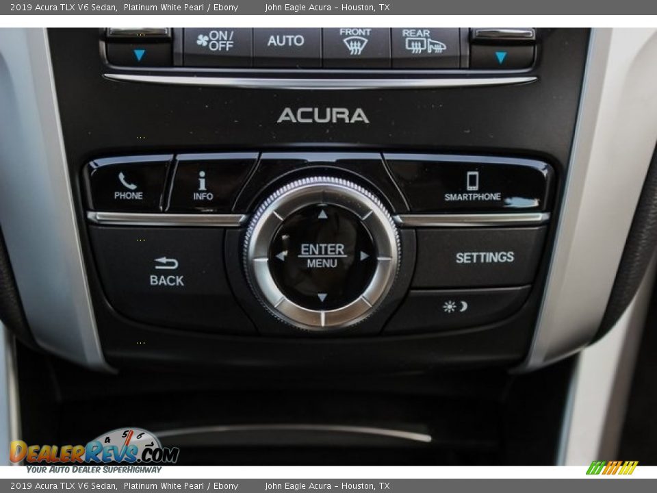 2019 Acura TLX V6 Sedan Platinum White Pearl / Ebony Photo #30