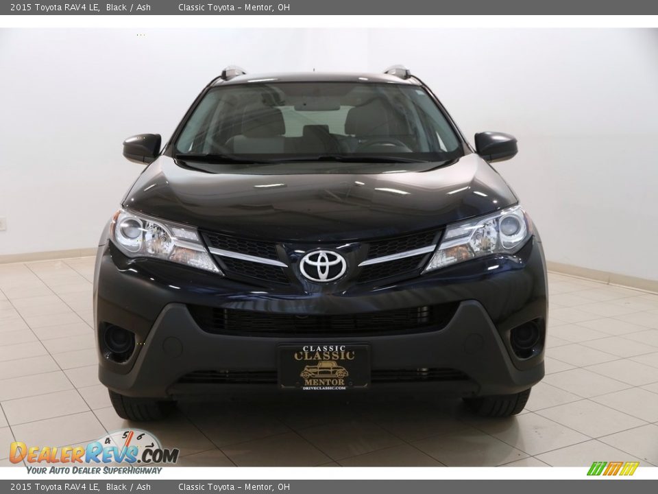 2015 Toyota RAV4 LE Black / Ash Photo #2