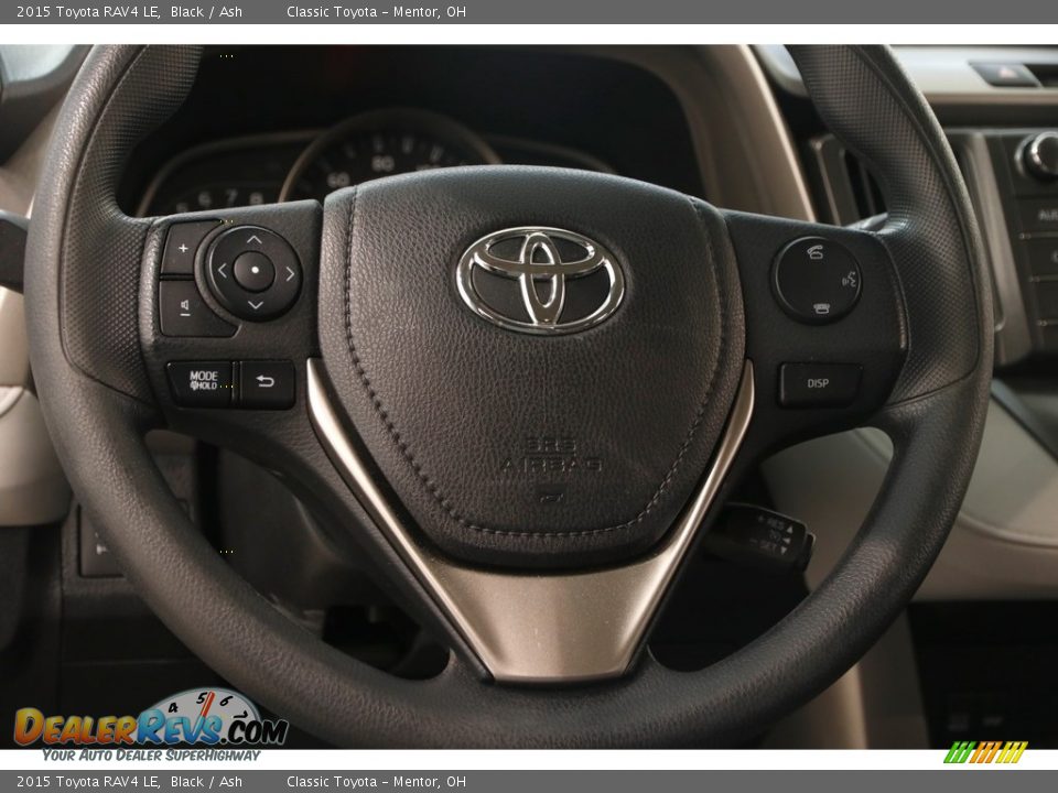 2015 Toyota RAV4 LE Black / Ash Photo #6