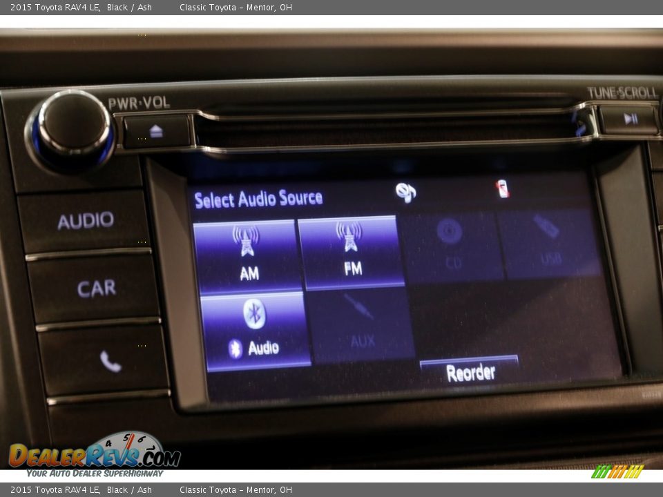 2015 Toyota RAV4 LE Black / Ash Photo #9