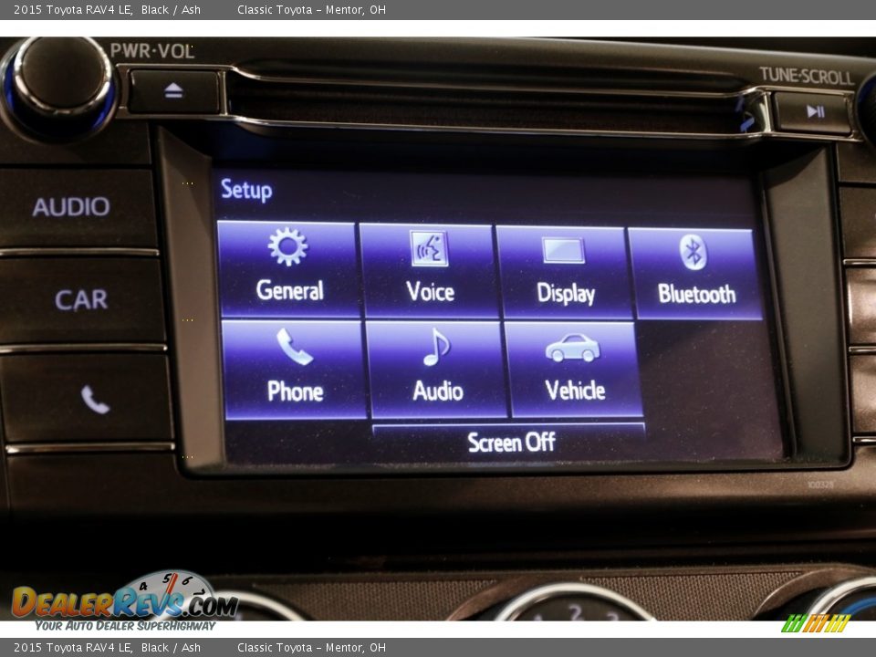 2015 Toyota RAV4 LE Black / Ash Photo #11