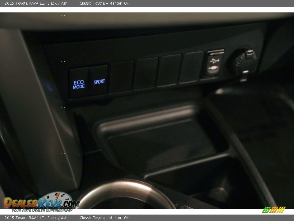 2015 Toyota RAV4 LE Black / Ash Photo #12