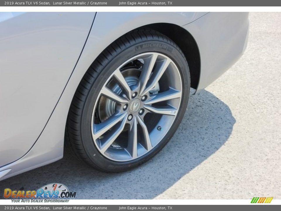 2019 Acura TLX V6 Sedan Lunar Silver Metallic / Graystone Photo #13
