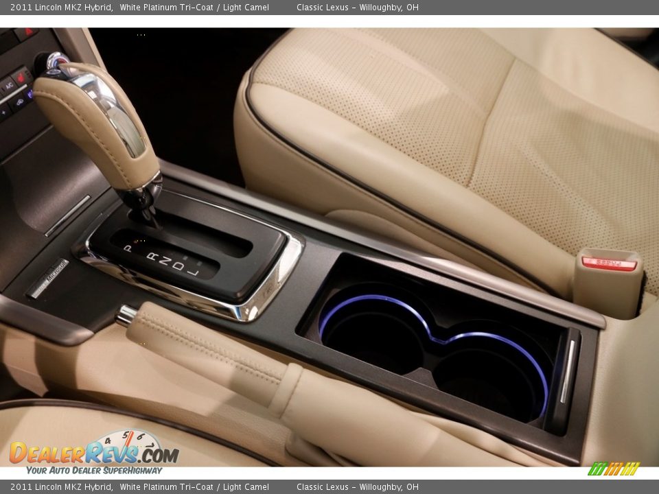 2011 Lincoln MKZ Hybrid White Platinum Tri-Coat / Light Camel Photo #22