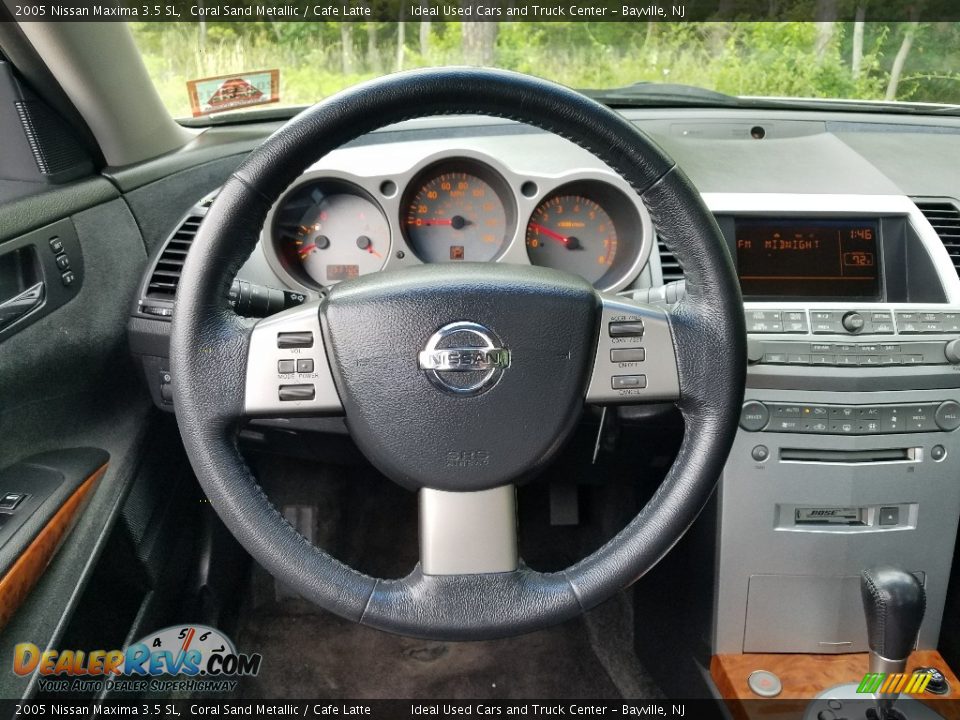 2005 Nissan Maxima 3.5 SL Coral Sand Metallic / Cafe Latte Photo #20