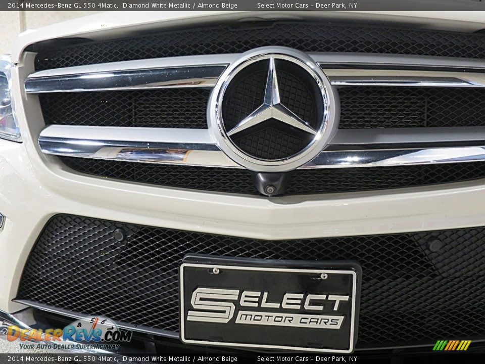 2014 Mercedes-Benz GL 550 4Matic Diamond White Metallic / Almond Beige Photo #33