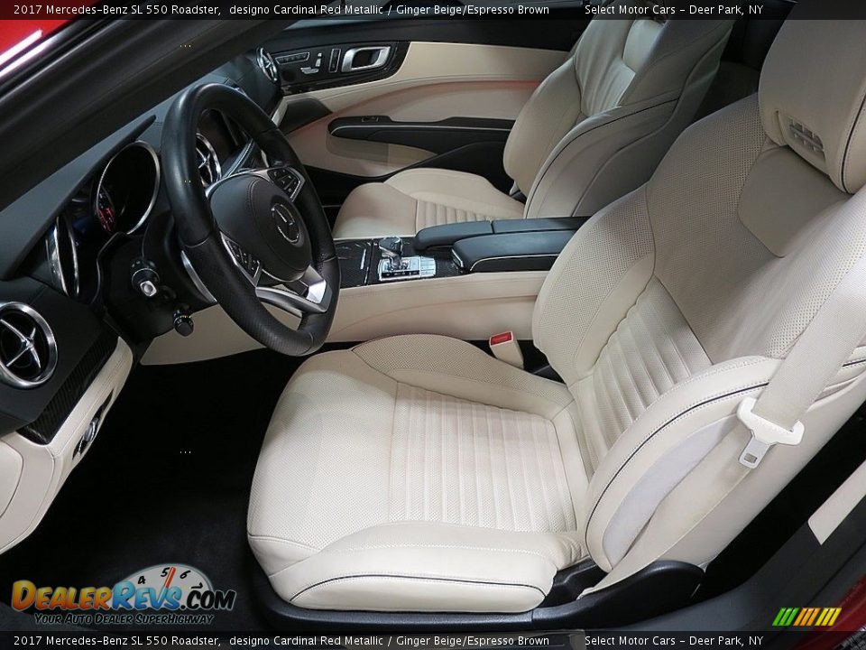 2017 Mercedes-Benz SL 550 Roadster designo Cardinal Red Metallic / Ginger Beige/Espresso Brown Photo #21