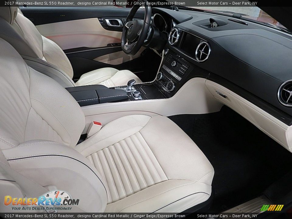 2017 Mercedes-Benz SL 550 Roadster designo Cardinal Red Metallic / Ginger Beige/Espresso Brown Photo #22