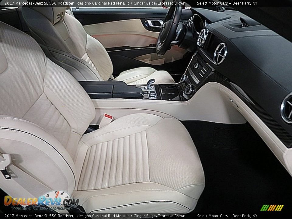 2017 Mercedes-Benz SL 550 Roadster designo Cardinal Red Metallic / Ginger Beige/Espresso Brown Photo #23