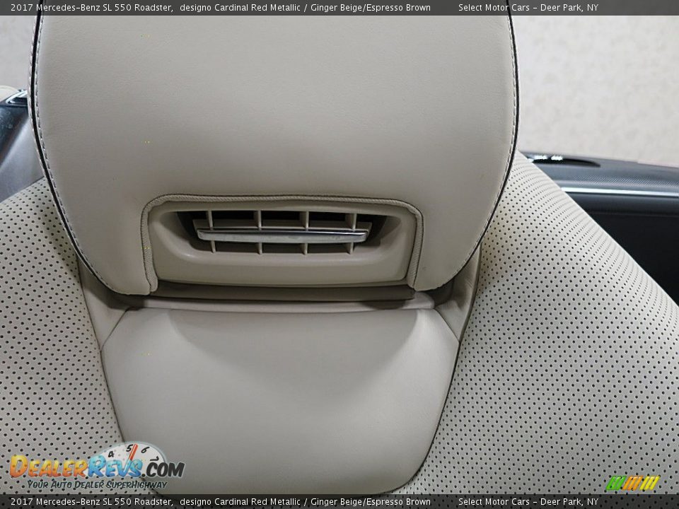 2017 Mercedes-Benz SL 550 Roadster designo Cardinal Red Metallic / Ginger Beige/Espresso Brown Photo #26