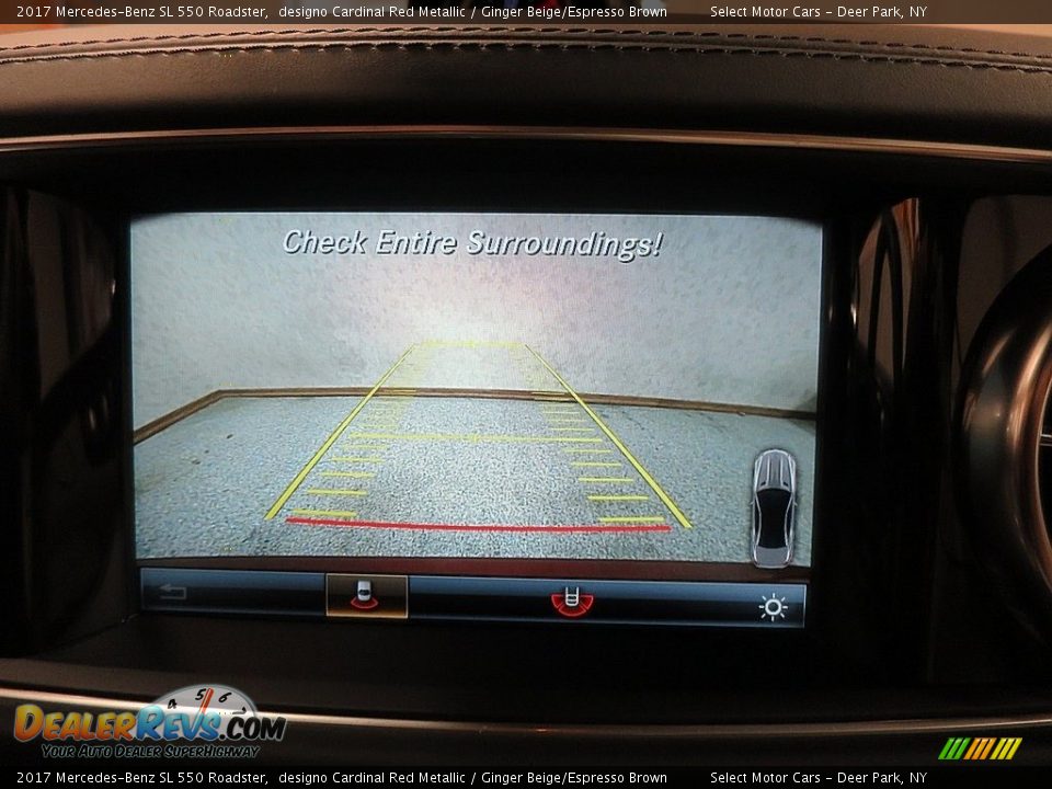 2017 Mercedes-Benz SL 550 Roadster designo Cardinal Red Metallic / Ginger Beige/Espresso Brown Photo #29