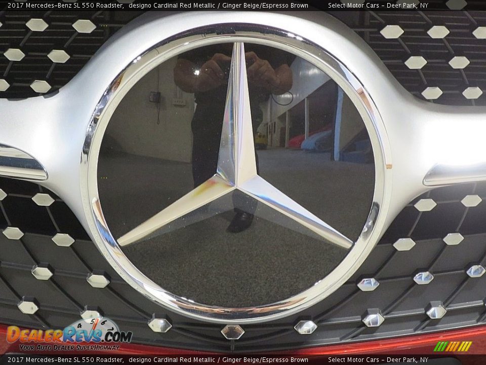 2017 Mercedes-Benz SL 550 Roadster designo Cardinal Red Metallic / Ginger Beige/Espresso Brown Photo #31