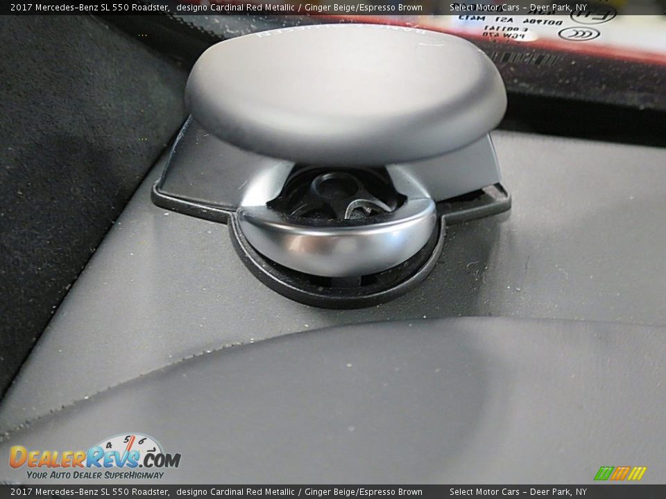 2017 Mercedes-Benz SL 550 Roadster designo Cardinal Red Metallic / Ginger Beige/Espresso Brown Photo #32