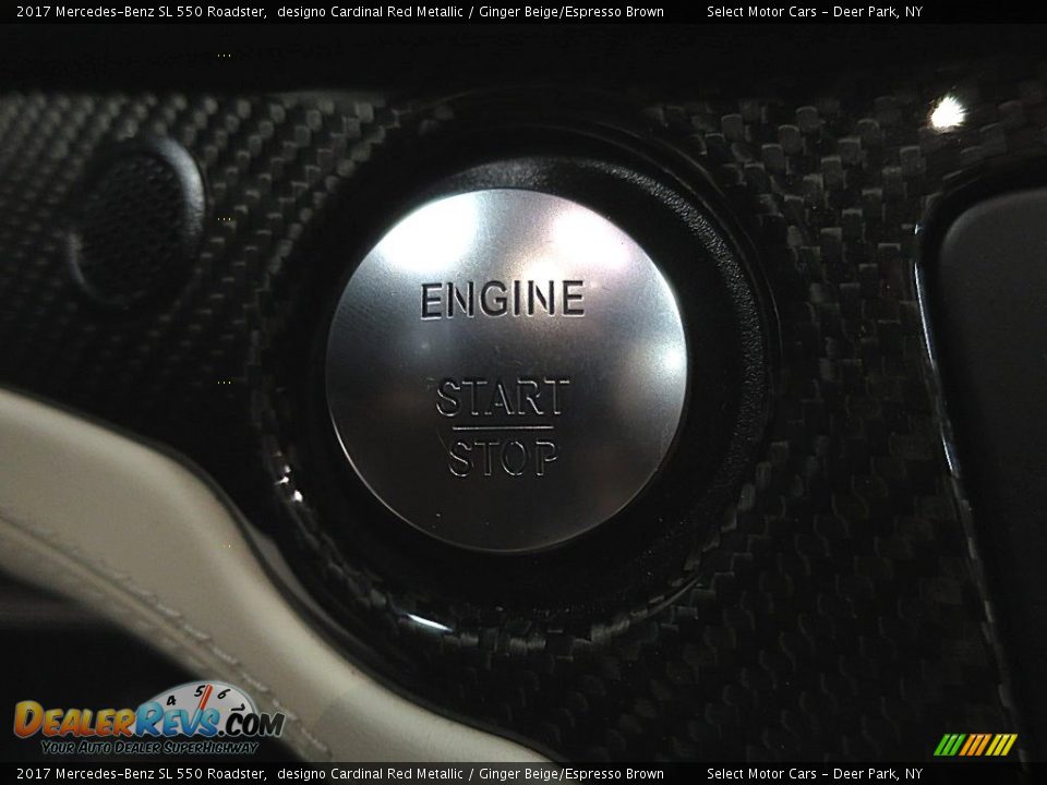 2017 Mercedes-Benz SL 550 Roadster designo Cardinal Red Metallic / Ginger Beige/Espresso Brown Photo #33