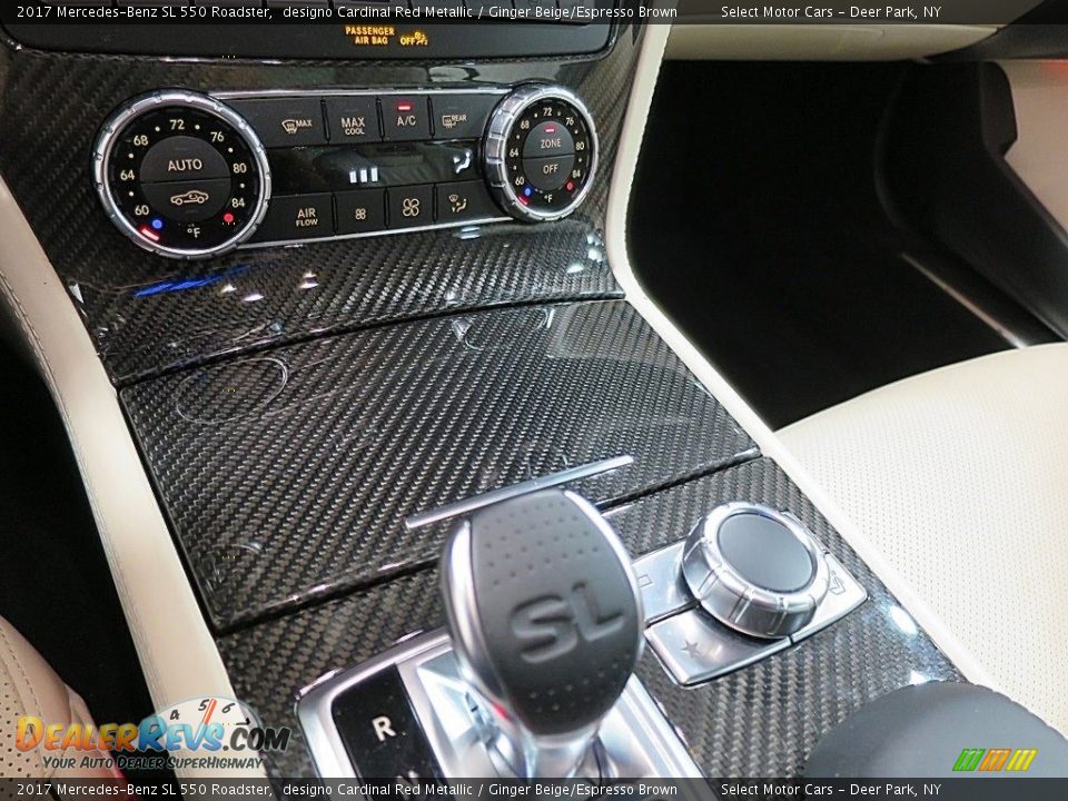 2017 Mercedes-Benz SL 550 Roadster designo Cardinal Red Metallic / Ginger Beige/Espresso Brown Photo #34