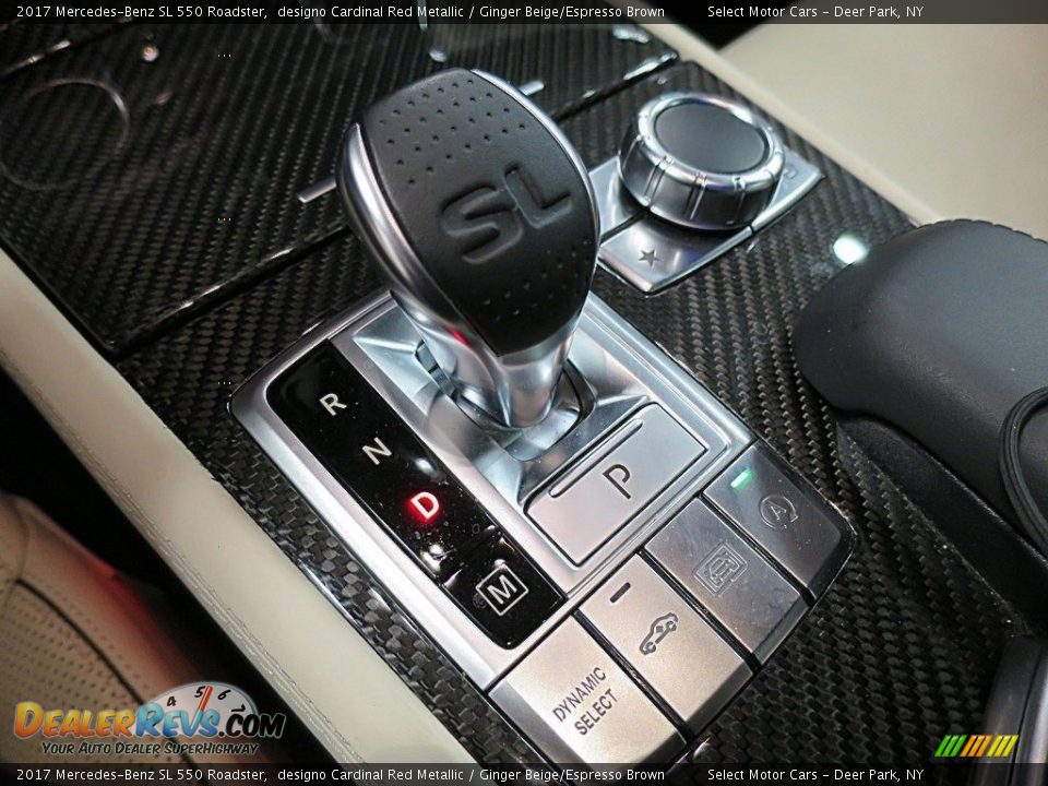 2017 Mercedes-Benz SL 550 Roadster designo Cardinal Red Metallic / Ginger Beige/Espresso Brown Photo #36