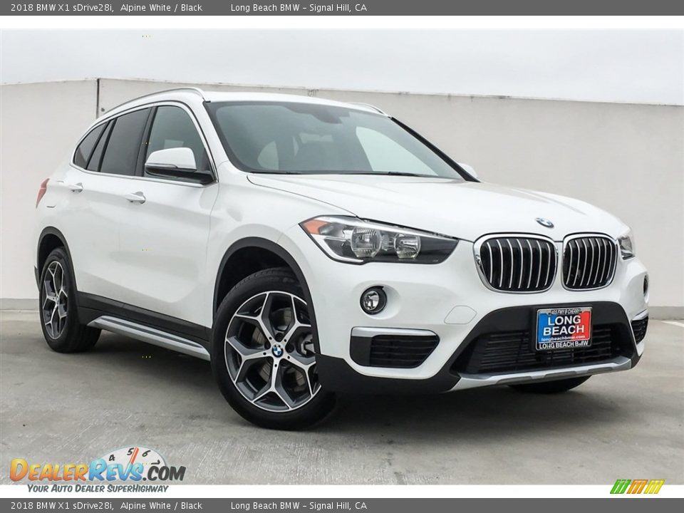 2018 BMW X1 sDrive28i Alpine White / Black Photo #12
