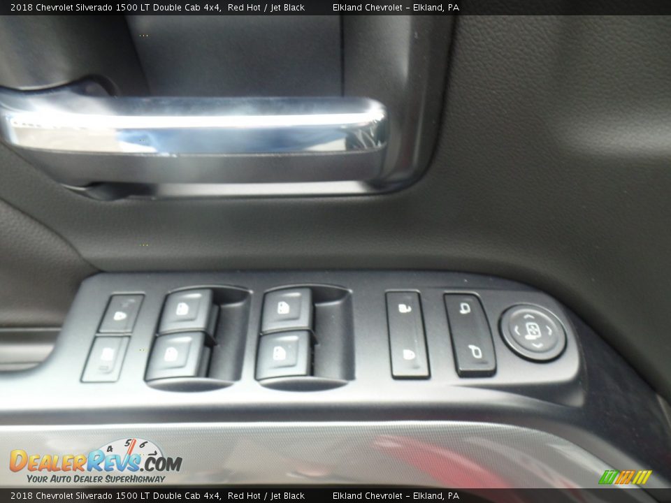 2018 Chevrolet Silverado 1500 LT Double Cab 4x4 Red Hot / Jet Black Photo #15