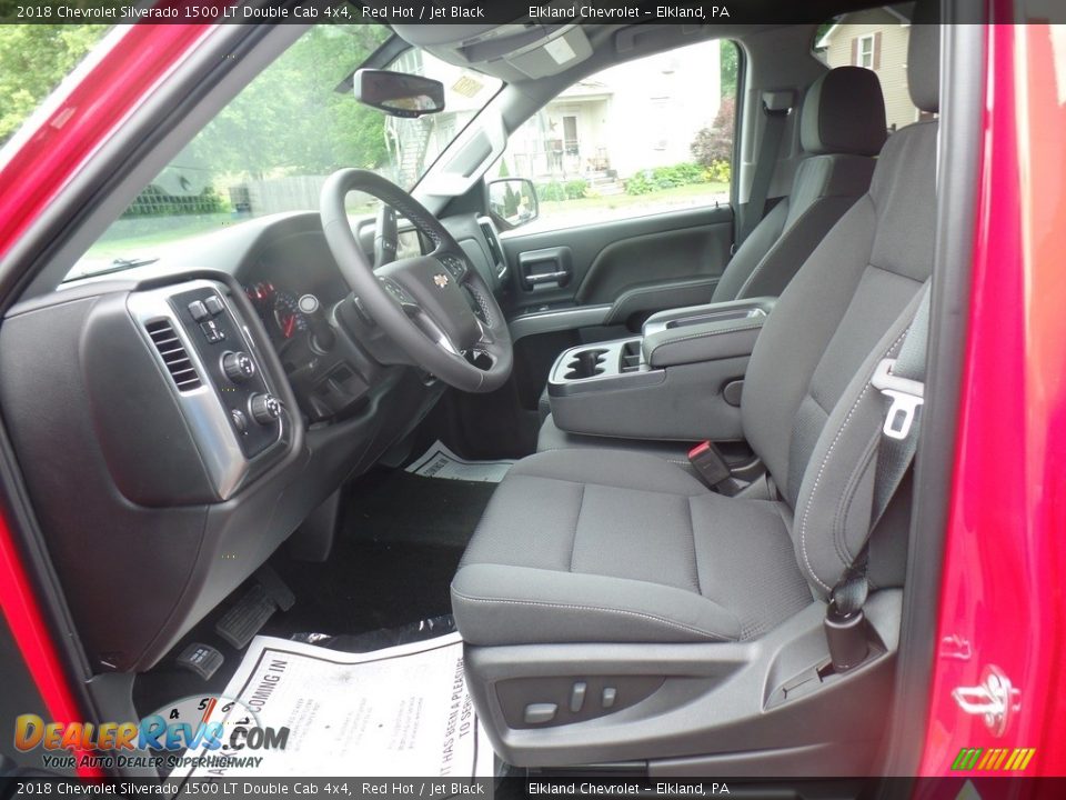2018 Chevrolet Silverado 1500 LT Double Cab 4x4 Red Hot / Jet Black Photo #16