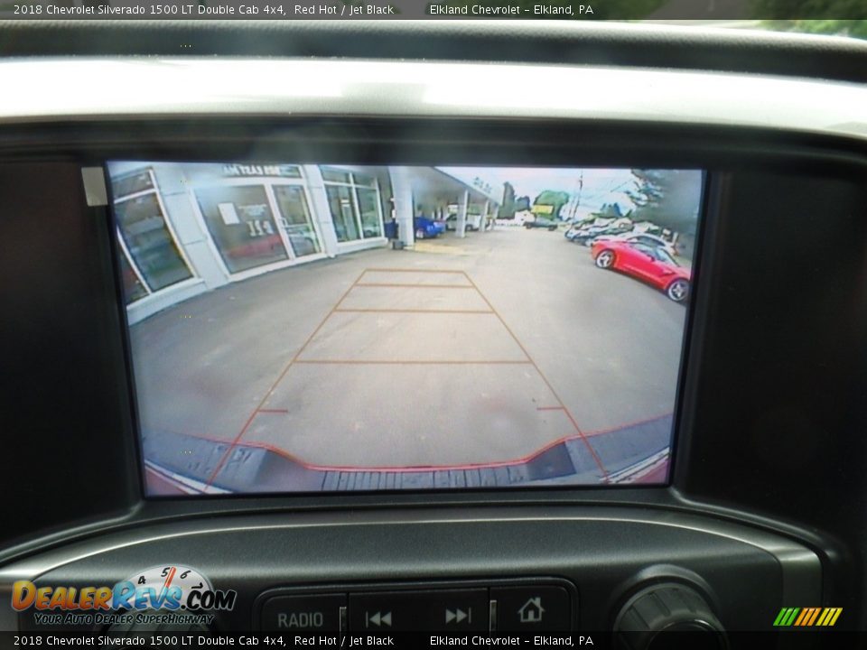 2018 Chevrolet Silverado 1500 LT Double Cab 4x4 Red Hot / Jet Black Photo #31