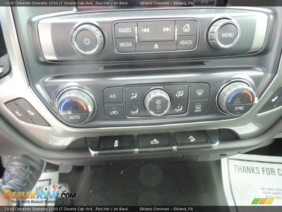 2018 Chevrolet Silverado 1500 LT Double Cab 4x4 Red Hot / Jet Black Photo #32