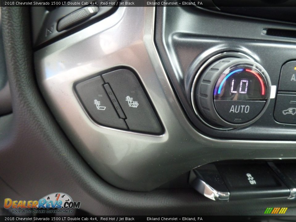 2018 Chevrolet Silverado 1500 LT Double Cab 4x4 Red Hot / Jet Black Photo #33