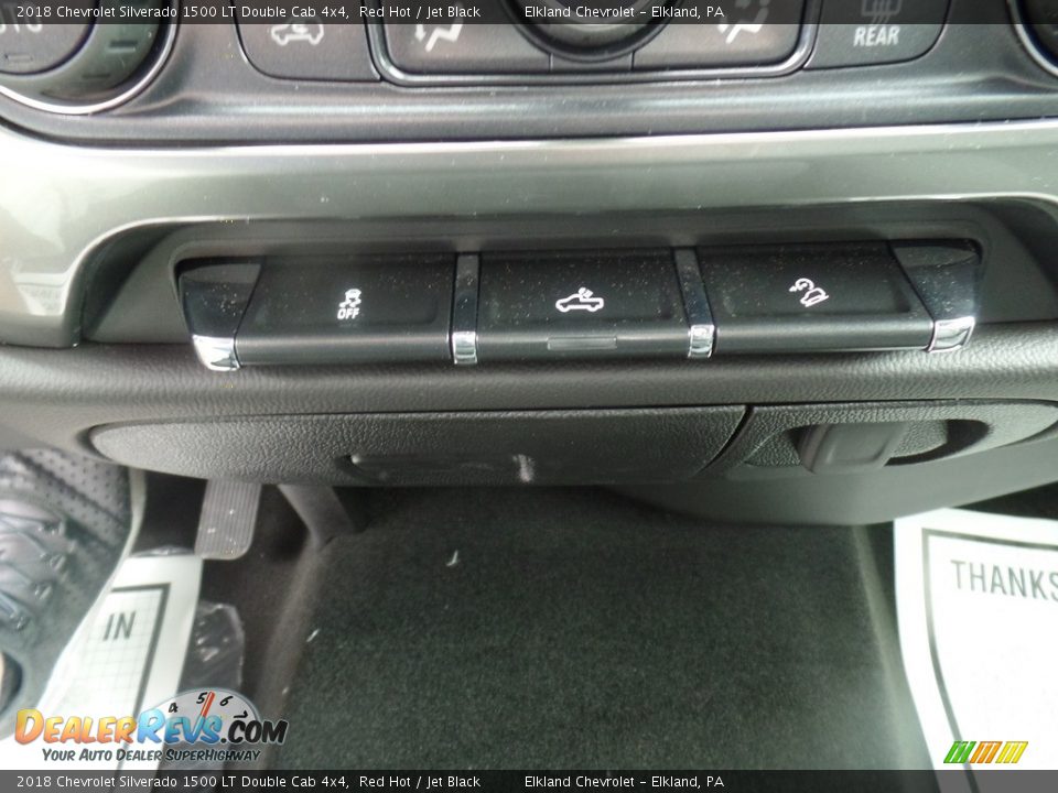 2018 Chevrolet Silverado 1500 LT Double Cab 4x4 Red Hot / Jet Black Photo #34