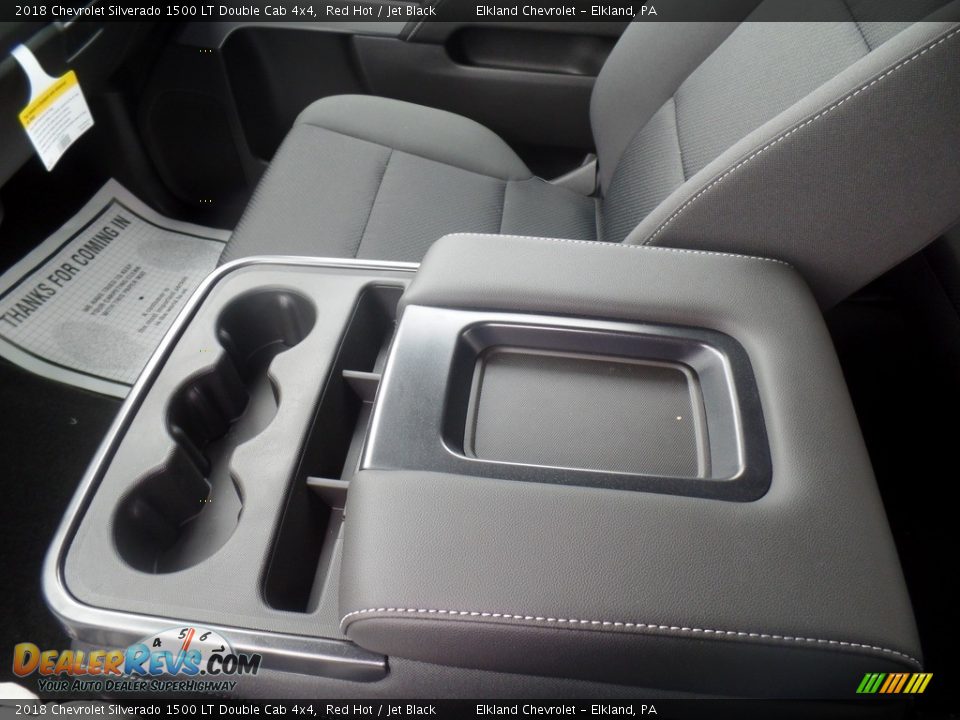 2018 Chevrolet Silverado 1500 LT Double Cab 4x4 Red Hot / Jet Black Photo #36