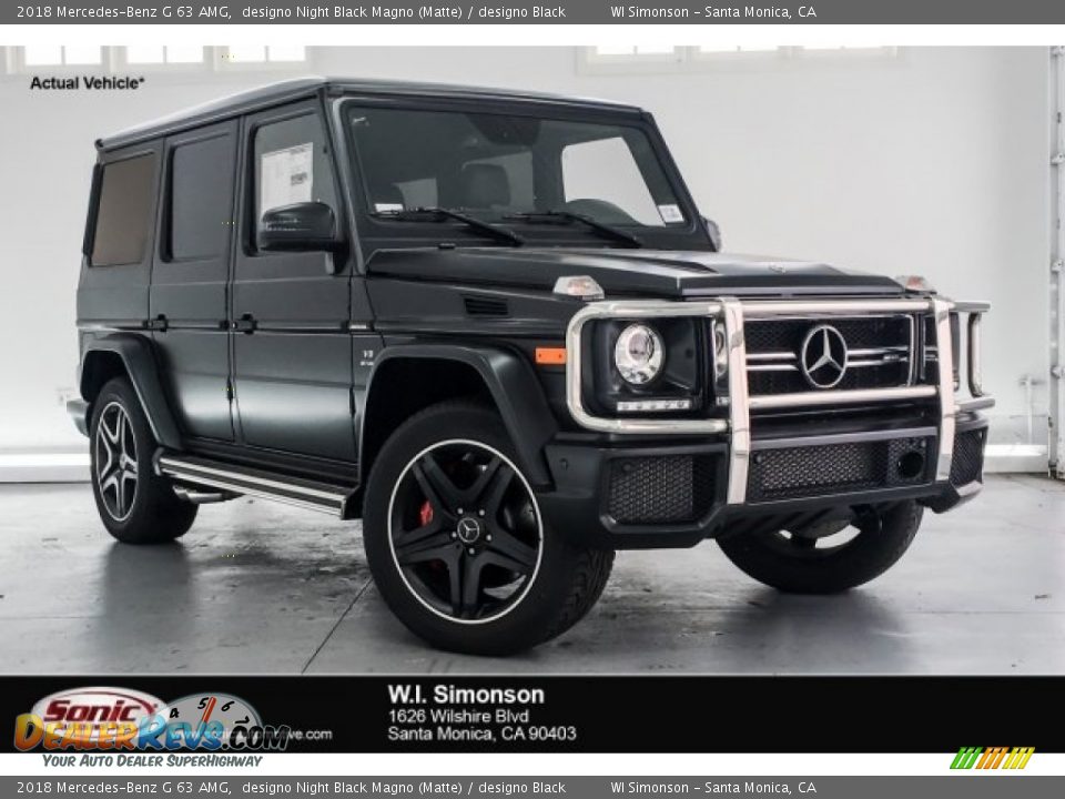 2018 Mercedes-Benz G 63 AMG designo Night Black Magno (Matte) / designo Black Photo #1
