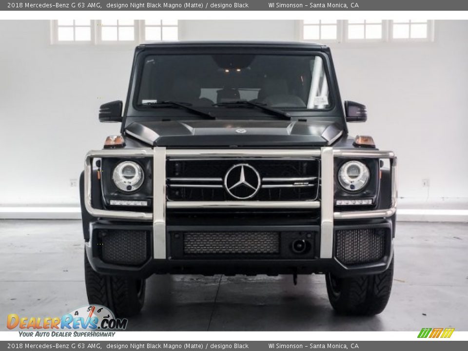 2018 Mercedes-Benz G 63 AMG designo Night Black Magno (Matte) / designo Black Photo #2