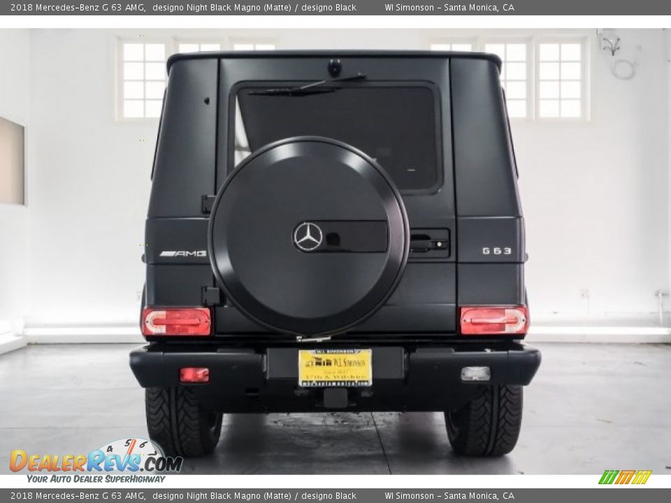 2018 Mercedes-Benz G 63 AMG designo Night Black Magno (Matte) / designo Black Photo #3