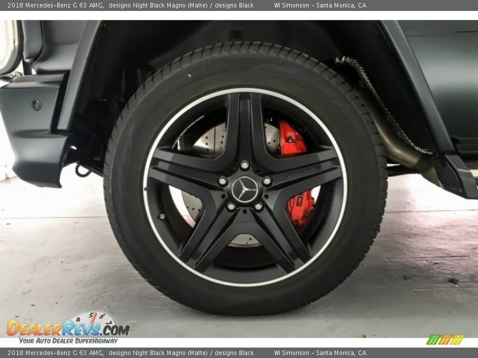 2018 Mercedes-Benz G 63 AMG designo Night Black Magno (Matte) / designo Black Photo #8