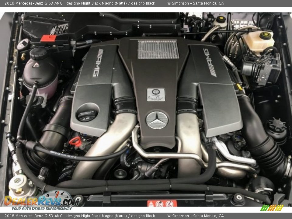 2018 Mercedes-Benz G 63 AMG designo Night Black Magno (Matte) / designo Black Photo #9