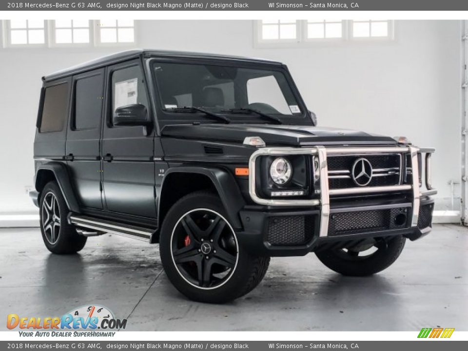 2018 Mercedes-Benz G 63 AMG designo Night Black Magno (Matte) / designo Black Photo #12
