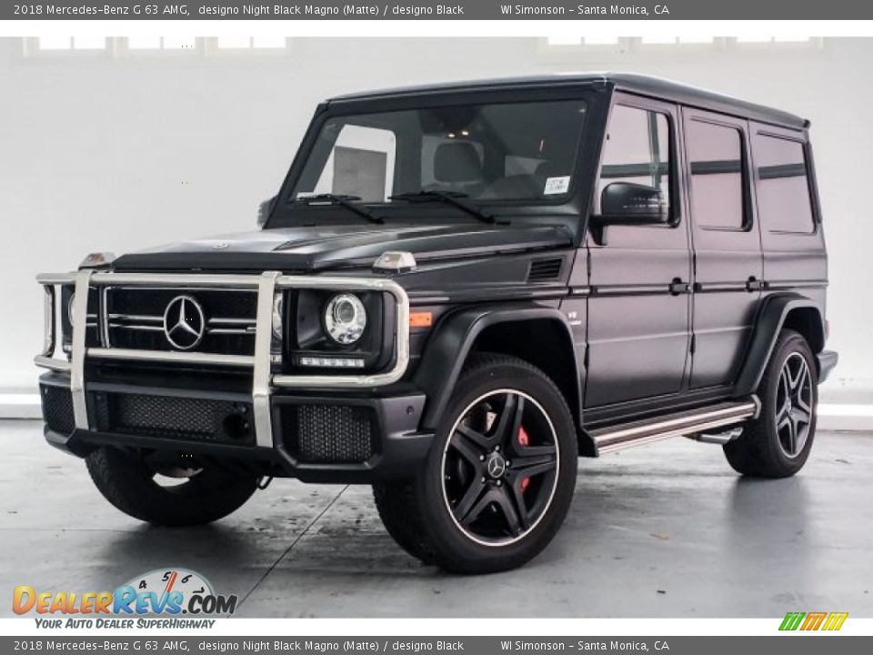 2018 Mercedes-Benz G 63 AMG designo Night Black Magno (Matte) / designo Black Photo #13